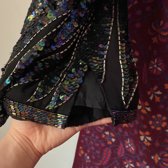 Gorgeous dark fairy vintage dress - Picture 4 of 7